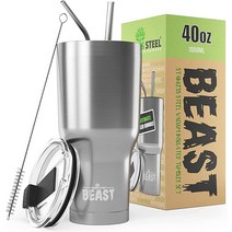Greens Steel 비스트 40온스 진공 단열 스테인리스 텀블러 퍼플 USA 미국, 20 oz, Stormy Sky Blue, Stormy Sky Blue
