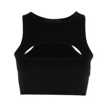 Dsquared2 cut out sleeveless cropped top 176634
