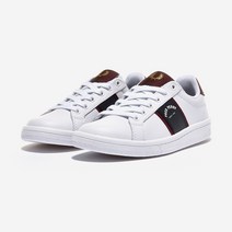 프레드페리 B721 Lthr/FP 아치 브랜디드 B1254 White(183)