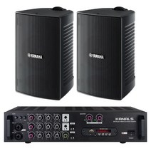 YAMAHA VS6 카페 술집 앰프 스피커 RE20VS62 검정