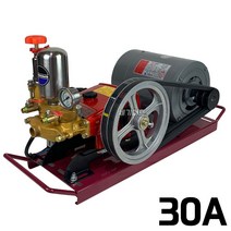 동력분무기 30A 국산 1.5HP 모터분무기 전동 농약 방역살포기, 수동조압변