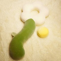 모사찌 꽃 바디필로우 모찌 대형 쿠션 120cm, 화이트