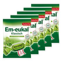 Em-eukal 엠-오이칼 클래식 무가당 Zuckerfrei, 5팩