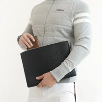 심플 모던 라이언 클러치백 골프파우치 선물 품격있는 가벼운 필드용품 야외활동