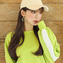 가발매니아 인생c컬 53cm 리얼라인피스(제디원사) 오픈반가발 하이커버피스 풀커버, 모카브라운