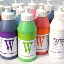 비비드 낱색수채화물감 200ml/비비드수채화물감/피오피물감/POP예쁜글씨/수채물감/그림물감/비비드물감, 보라색
