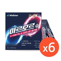 [6BOX] 웰스터 아르오르환 L 아르기닌 오르니틴 시트룰린 대체