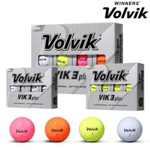 볼빅 [볼빅정품] VIK3 plus 빅3 플러스 프리미엄 골프공 3피스, VIK3 PLUS_화이트