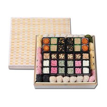 양양오색한과 바구니(대) 3단실속 한과선물세트, 1박스, 1.5kg