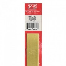 황동막대 FK8238 305mm x 0.4mm x 19.2mm, 없음