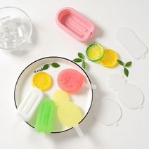 [Su♭] 실리콘 샤벳 아이스크림틀 1개 베트 메이커 베트모양 얼음 크림 만들기 큐브 베트만들기 하드 트레이 _Πj_ea, Φ본상품Φ, Φ본상품Φ