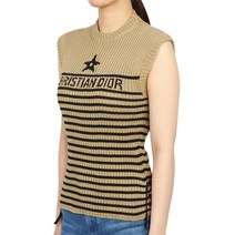 [디올] [크리스찬] 로고 244T70AM730 1808 여자 민소매 니트