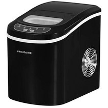 FRIGIDAIRE EFIC 101-BLACK 휴대용 콤팩트 메이커 하루 26파운드 제빙기 블랙, Black_Ice Maker