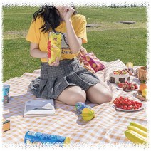 [HAN] [기회 공작소] 세련된 디자인의 체크무늬 대형 돗자리 캠핑 옥스퍼드 피크닉, 돗자리민트대형