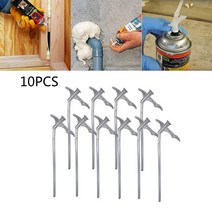 스프레이 폼 튜브 노즐 갭 필링 절연 폼 튜브 교체 DIY 폴리우레탄 폼 글루 건 연결 튜브 10 개, 한개옵션0