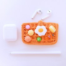 뜨개질 코바늘 지구뿌셔 여자 카드지갑 쓸모있는 데코덴 신박한 여사친 10대친구생일선물, 10연베이지(파츠7개)