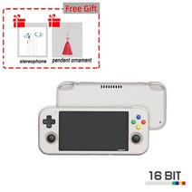 레트로 미니 오락실 게임기 아케이드 레트로이드 포켓 3 + RP3 플러스 레트로 콘솔 안드로이드 11 휴대용 홈 4.7 화면 4g 128GB T618 플레이어 내장 20000 게, 없음, Grey+No card and Bag