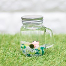 미니가든 손잡이(소) 마리모 DIY 세트 마리모포함 단체실습 마리모세트, 색돌2.민트