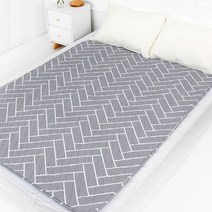 한일전기요 홈쇼핑전기요 빨아쓰는전기매트 전자파없는전기요 무자계 1인용 2인용, 헤링본-싱글(95X180)