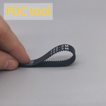 타이밍풀리 2MGT 동기 밍 벨트 피치 길이 140 너비 6mm 고무 폐쇄, 05 5mm_07 2M-158mm_01 1 개