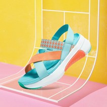 [해피데이] 스케쳐스 여름 여성 skechers MARK 캐주얼 통풍 웨지 샌들(사은품증정)
