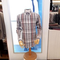 란체티 괴정 버튼다운 체크셔츠 LSF2508RE