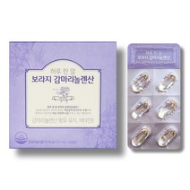 하루 한 알 보라지감마리놀렌산 1 207mg, 72.42g, 60캡슐