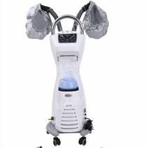 헤어 스팀기 업소용 염색 미용 파마 머리 기계 헤어샵 관리기 살롱 이발소, 화이트