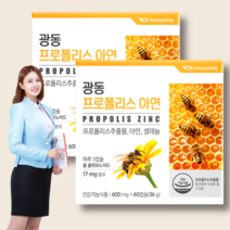 프로폴리스아연c비염 프로폴리스 비염에좋은 영양제 600mg 4개월분