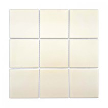 [현쓰몰] 98X98 정사각 모자이크 타일 IVORY 아이보리 무광 G98(11장)