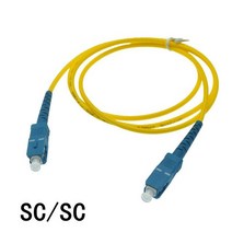 SC To LC 단일 모드 광섬유 패치 케이블 UPC SM 3.0mm 9/125um FTTH 코드 점퍼 1m 3m, [06] 10m, 01 SC-SC_06 10m