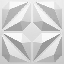 세라믹사이딩 메탈사이닝 아트월 3D 입체 벽 스티커 장식 거실 벽지 벽화 방수 패널 금형 욕실 주방 30x3, 03 5_02 1 Piece-Matt white