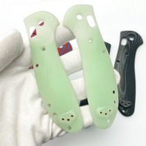 1쌍 8 색 지정 G10 저울 Benchmade 그립 에 대 한 tilian 551 접이식 칼 나이프 부품 DIY 액세서리 만들기, 01 1 Pair Aqua Green