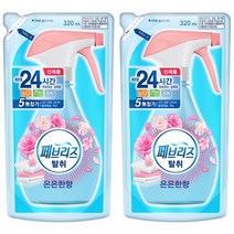 페브리즈 은은한향 섬유탈취제 리필, 2개, 320ml