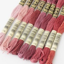 퀼팅맘 DMC 25번 십자수 면사 (플럼계열 9종), 3858
