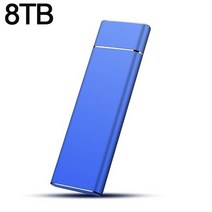 휴대용 외장 하드 ssd Portable SSD High Speed 2TB 1TB 500GB Type-C External Hard Drive 4TB 16TB USB 3.1 Sto, 15 Blue 8TB