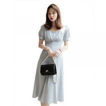 스카이 블루 쉬폰 돌 가족 의상 돌잔치 엄마 원피스 돌맘 천서진 드레스 여름 하객 청담동 며느리룩 휴가