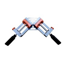 바이스 용접 직각 장치 클립 다각도 지그 고정 앵글 모서리 조절레버 코너 홀더 클램프, 03.더블핸들 직각 클램프