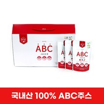 국내산 원료100%착즙 미디안농산 올리원 ABC주스 100ml*30포(파우치), 단품, 단품