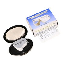 JARLINK 30X 60X Illuminated Jewelers Eye Loupe Magnifier Foldable Jewelry Magnifier with Bright LED Light for Gems Jewelry Coins Stamps etc, White