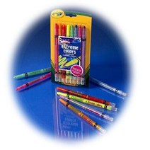 Crayola 트위스트 색연필 8색 (익스트림) 교재용 미술수업 초등미술 학원