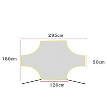 자블라니 휴대용 축구 훈련 타겟 연습 샷 골 네트 학생 인, 1.5 person, 1개