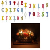 알파벳 초 브라이덜샤워 환갑 생일파티용품 결혼기념일 생일축하 포토존 케익 케이크 생신 색깔초, Z