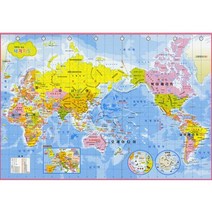 500피스 지도 직소퍼즐 세계지도 한글판 교육용 PL641, 단품, 단품
