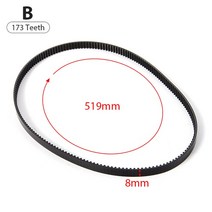 173/179 치아 제빵기 컨베이어 벨트 빵 기계 제조기 부품 420-570mm 주방 기기 액세서리, B, 02 B