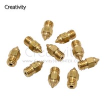 juki nozzle 5/10PCS CR-6 SE 노즐 Hotend 압출기 키트 Ender-3S1 MK8 0.3/0.4/0.5/0.6/0.8MM 3d 프린터 부, 06 1.0mm_01 5PCS