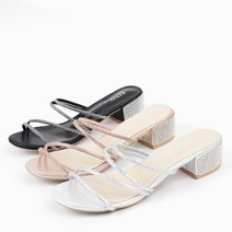 스위프 성인인기신발 블링블링 슬림스트랩 여성 힐슬리퍼