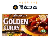 일본전통 S&B 골든카레 중간매운맛 198g