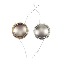 코일 스피커트위터 보이스 코일 KEFQ50 19.43mm 티타늄 다이어프램 알루미늄 스피커 수리 DIY 19.5 코어 8O, 한개옵션0