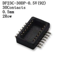 전선 칩 다이오드 회로 열선 hirose-conector df23c-10dp-0.5v20dp-0.5v30dp-0.5v 커넥터 헤더 0.5mm 2열 바늘 자리 20, df23c-30dp-0.5v